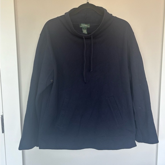 Lauren Ralph Lauren Tops - Lauren Ralph Lauren Navy Hoodie Large